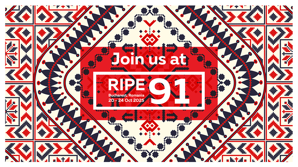 Join us at RIPE 91 in Bucharest